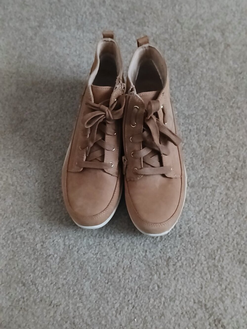 Vionic Zip up Shawna Brown Shoes Size 7